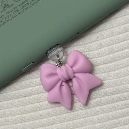 Lilac Bow Charm