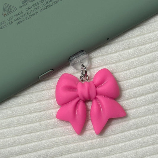 Pink Bow Charm