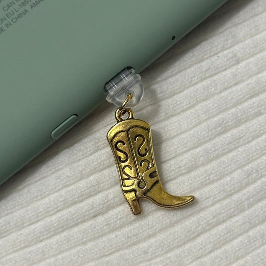 Gold Boot Charm
