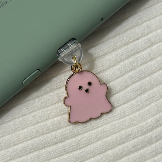 Pink Ghost Charm