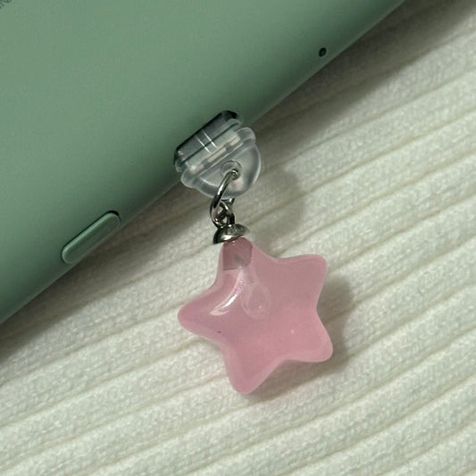 Jelly Pink Star Charm