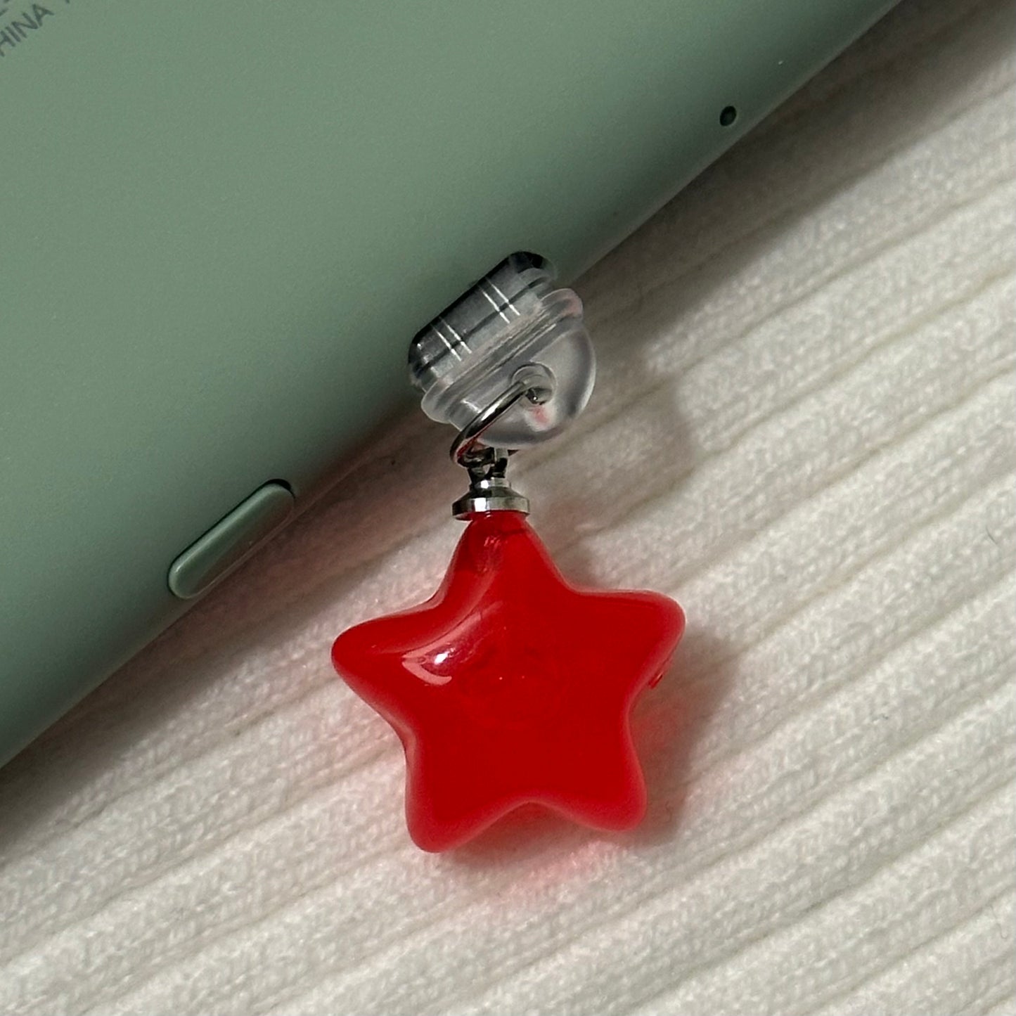 Jelly Red Star Charm