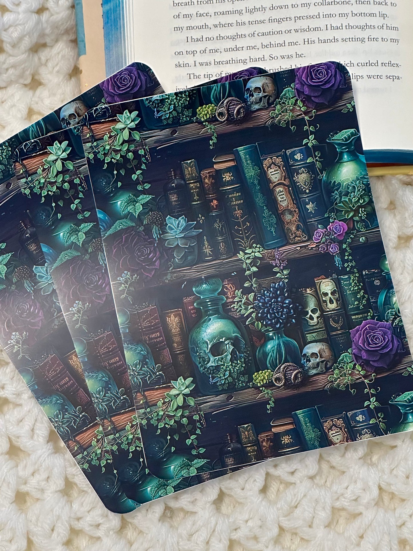 Haunted Bookshelf Kindle Insert