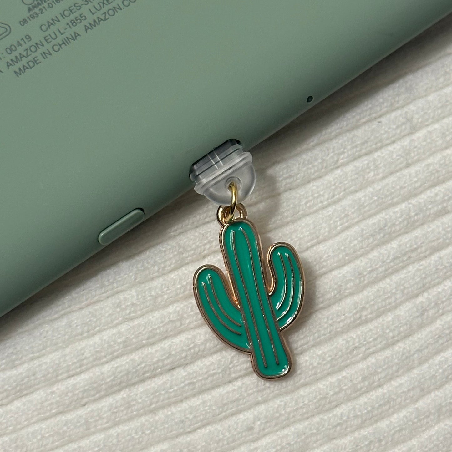 Green Cacti Charm