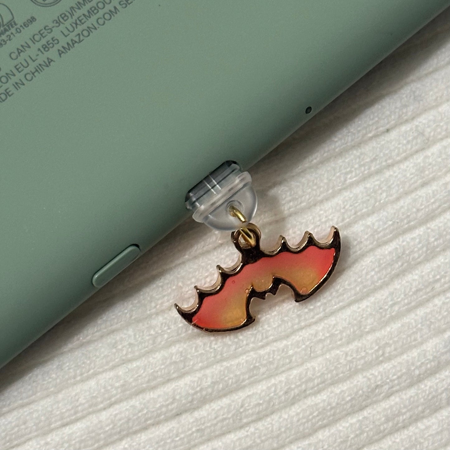 Orange/Yellow Bat Charm
