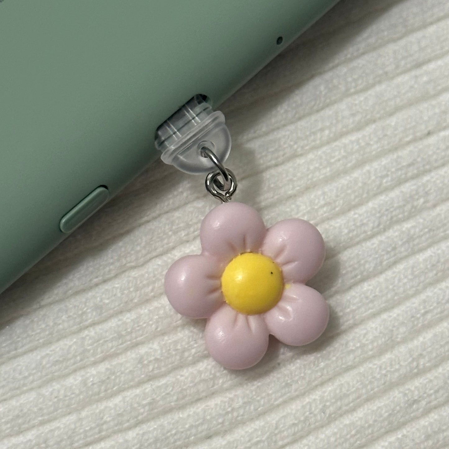Purple/Yellow Flower Charm
