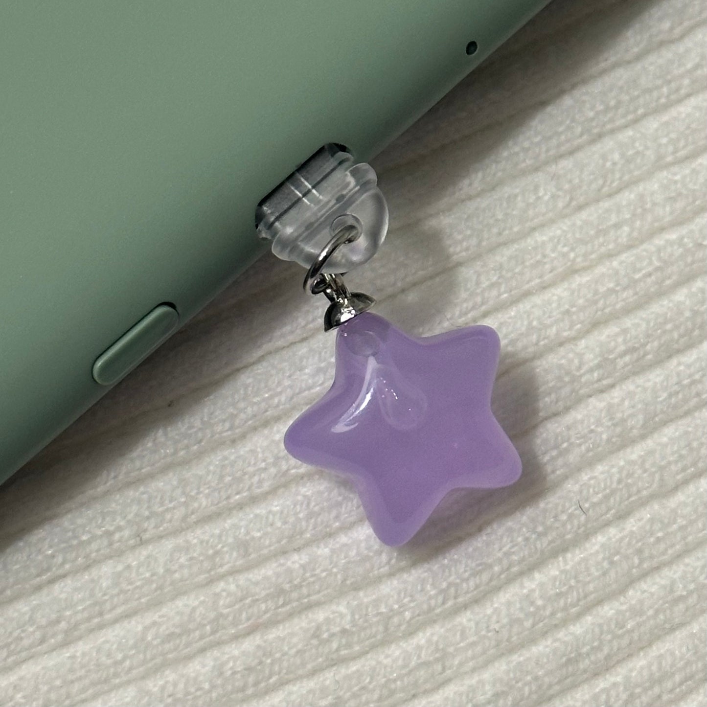 Jelly Purple Star Charm