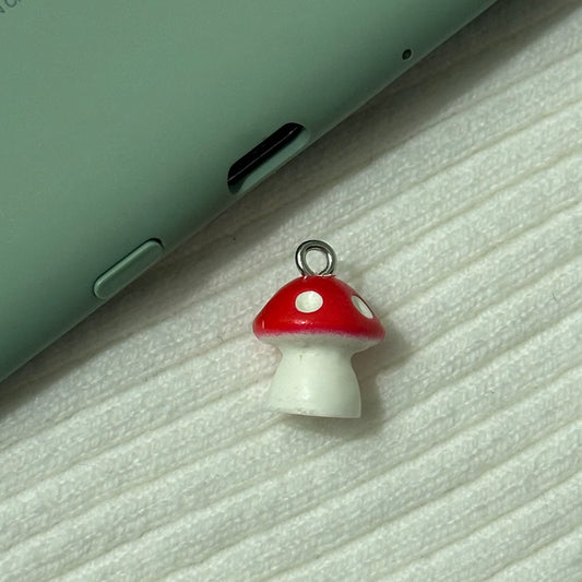 Red Mushroom Charm